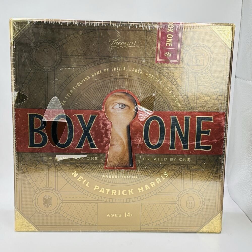 Box One Presented By Neil Patrick Harris Game. Fun Game! New. Sealed!!